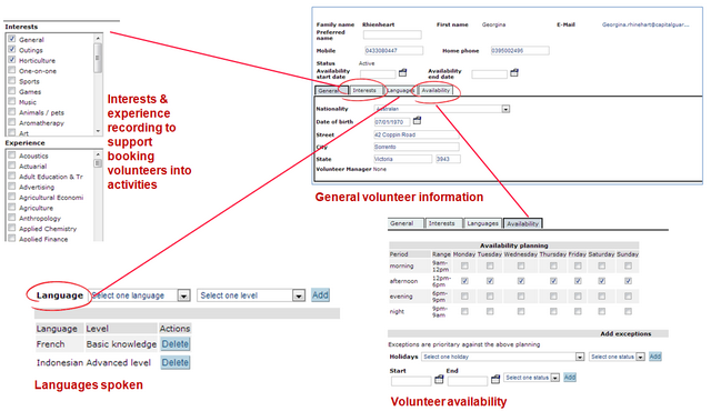 Volunteer profile